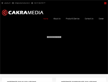 Tablet Screenshot of cakramedia.net.id